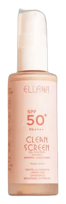 Ellana Mineral Cosmetics Clean Screen SPF 50 Oil Control Mineral Sunscreen