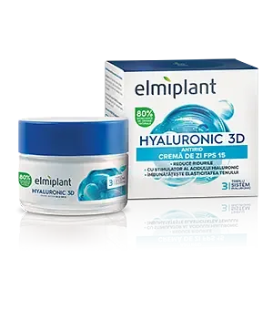 Elmiplant Hyaluronic 3D Antirid Cremă De Zi SPF 15