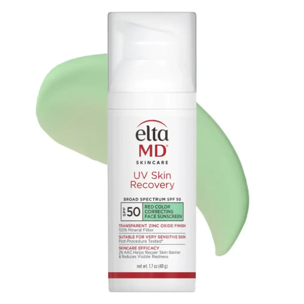 EltaMD UV Skin Recovery Red Color Correcting Face Sunscreen SPF 50