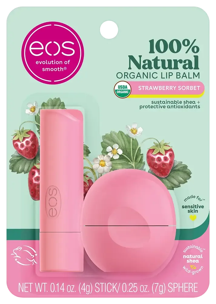 Eos Strawberry Sorbet Lip Balm
