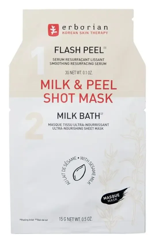 ERBORIAN Milk & Peel Shot Mask