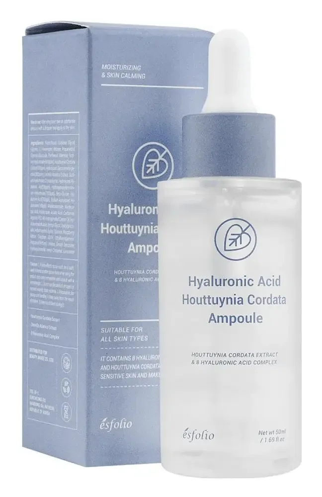 ESFOLIO Hyaluronic Acid Houttuynia Cordata Ampoule