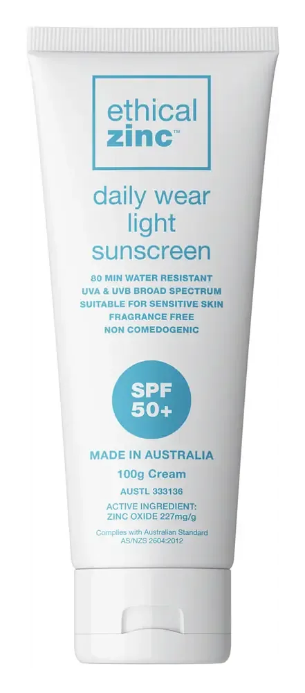 Ethical Zinc Daily Wear Light Sunscreen SPF 50+