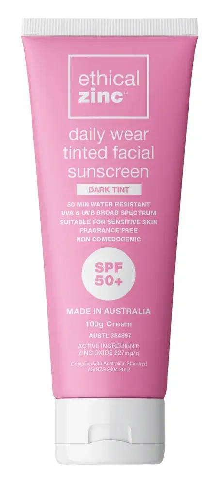 Ethical Zinc Daily Wear Tinted Facial Sunscreen SPF 50+