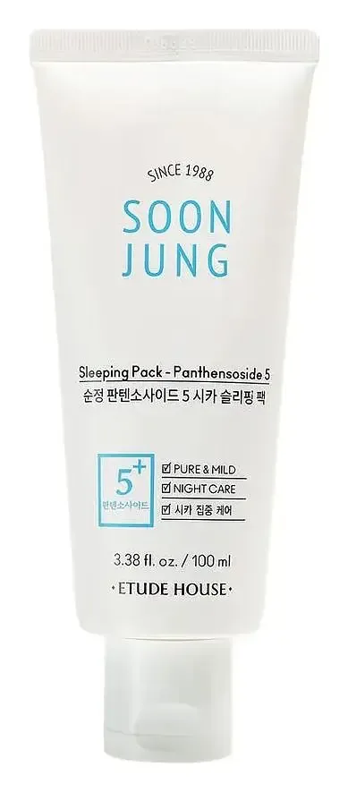 ETUDE HOUSE Soon Jung Panthensoside 5 Cica Sleeping Pack