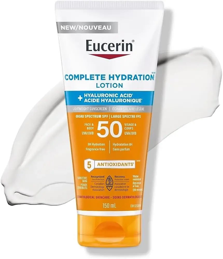 Eucerin Complete Hydration Lotion SPF 50 Face & Body