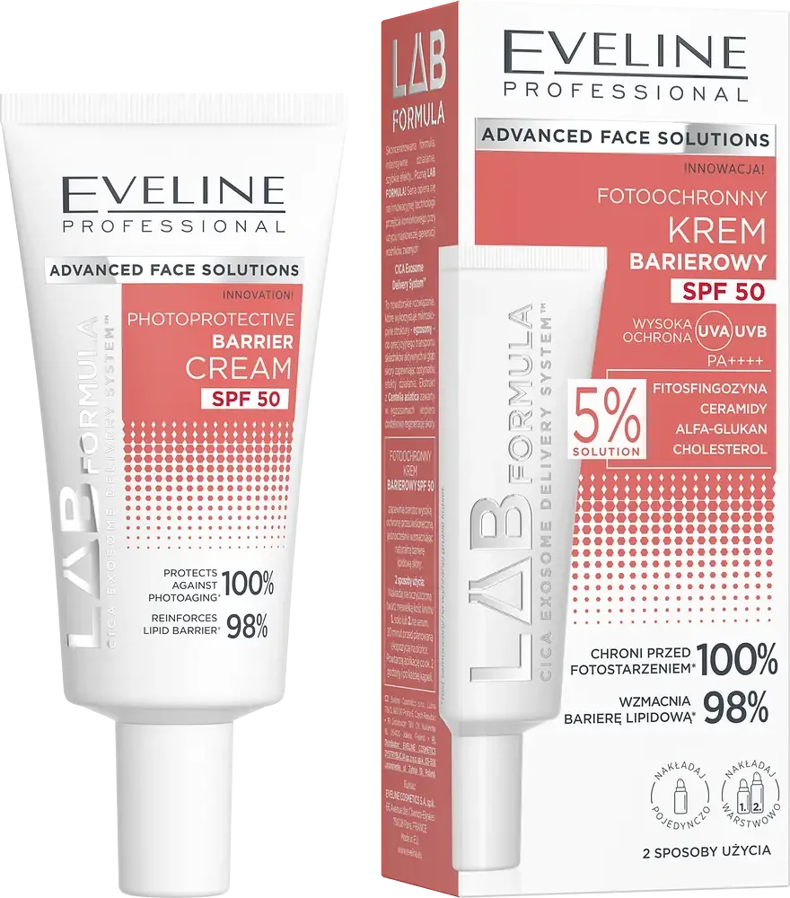 Eveline Lab Formula Photoprotective Barrier Cream SPF 50