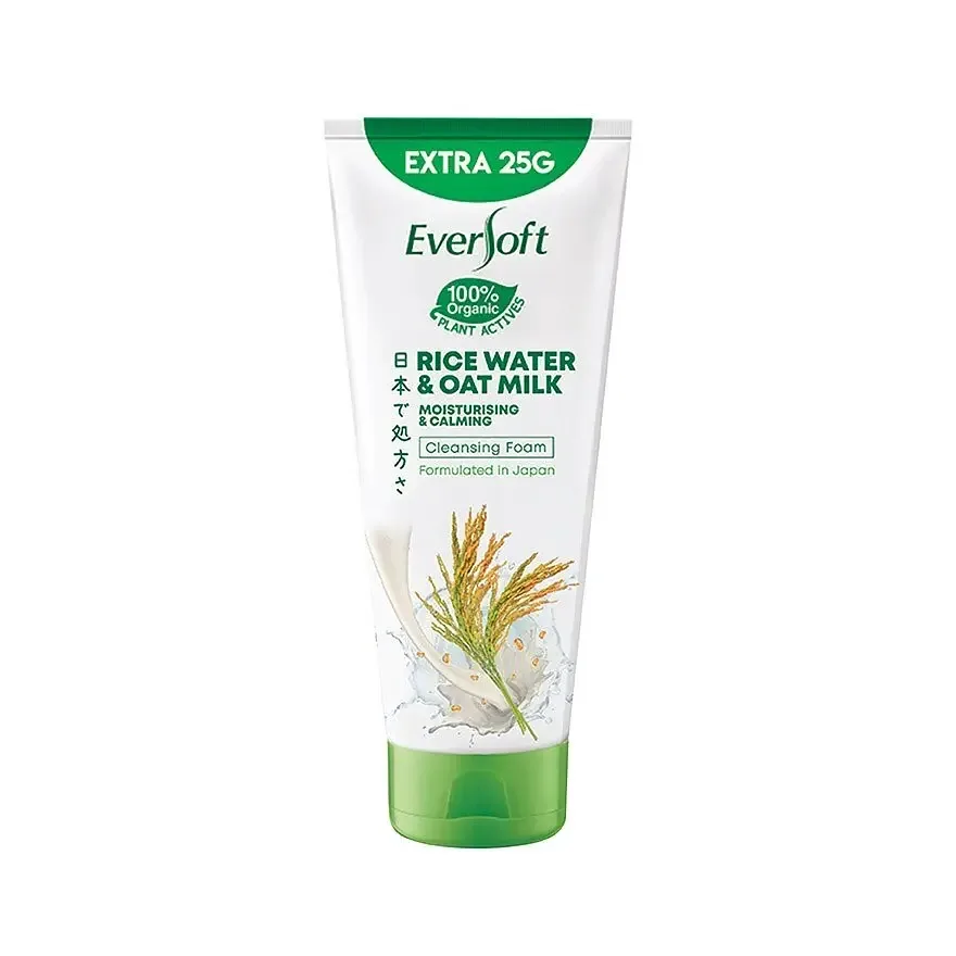 Eversoft Rice Water & Oat Milk Moisturising & Calming Cleansing Foam