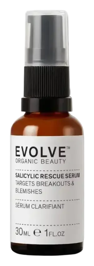 Evolve Organic Beauty Evolve Organic Beauty Salicylic Rescue Serum (Ingredients Explained)