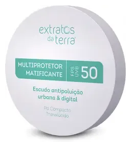 Extratos da Terra Multiprotetor Matificante Pó Compacto FPS 50