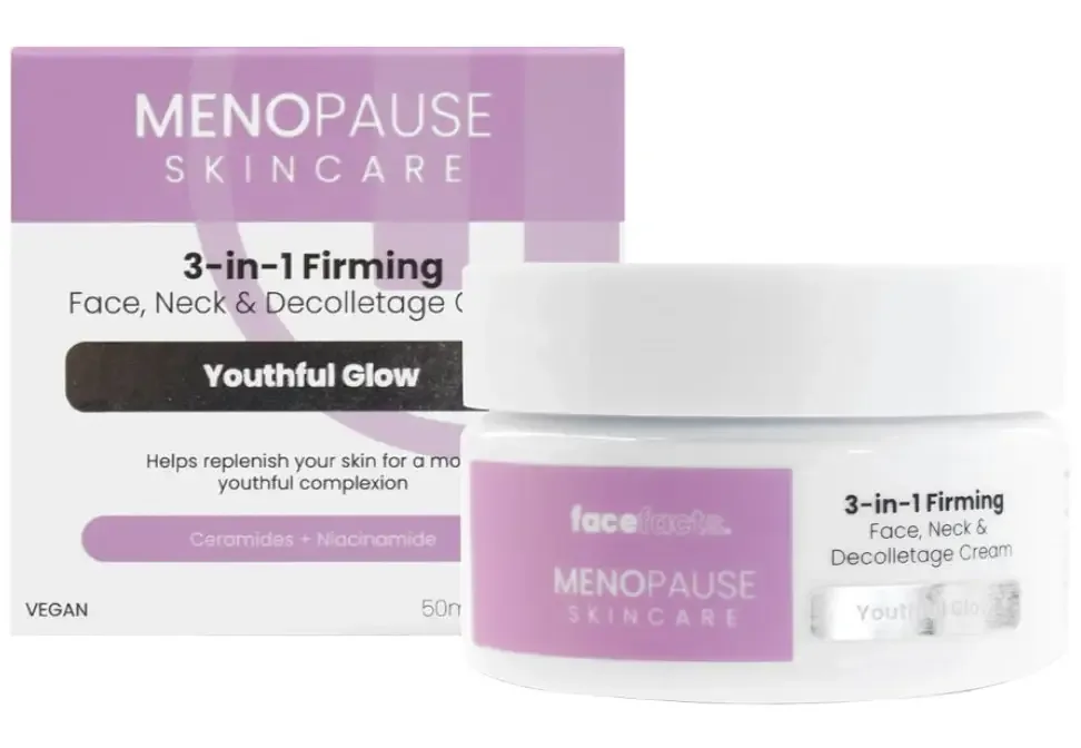 Face Facts Menopause Skincare 3-In-1 Firming Cream