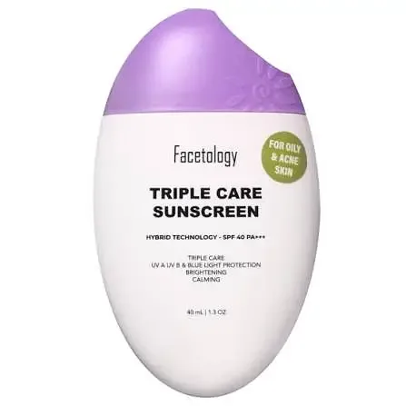 Facetology Triple Care Sunscreen SPF 40