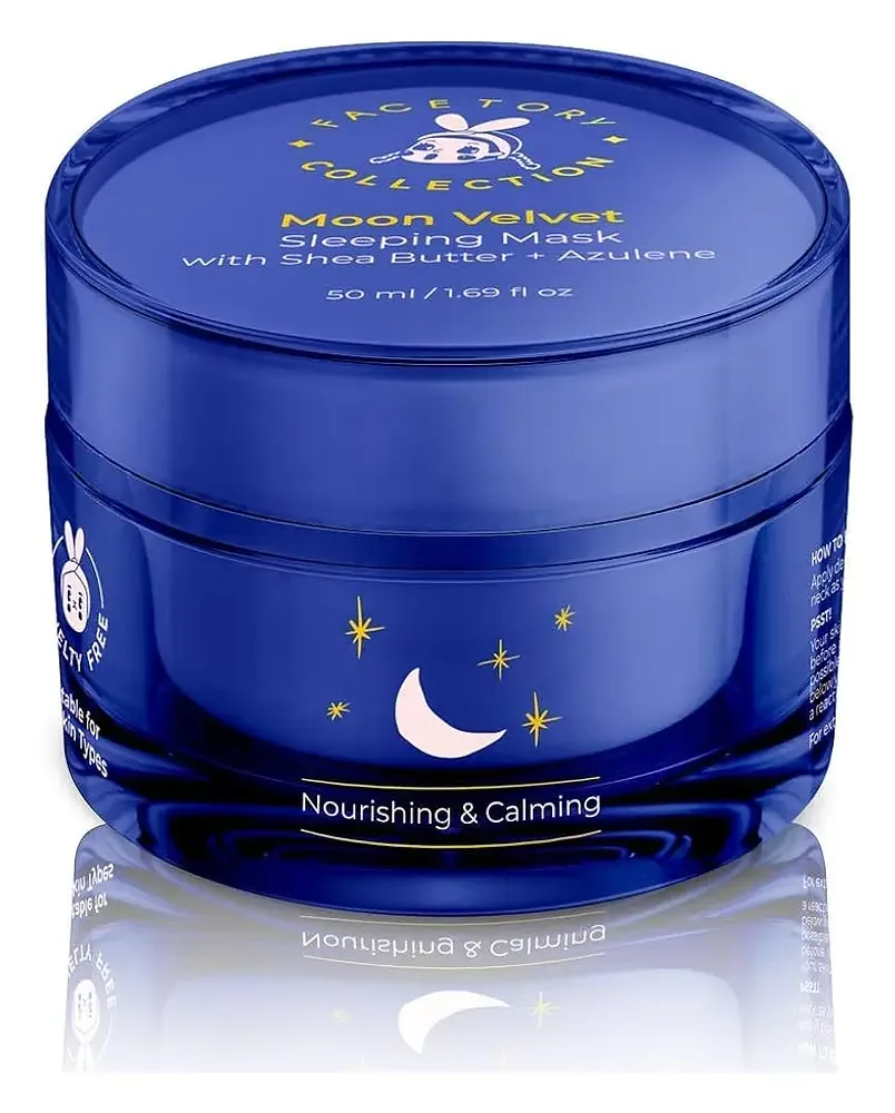 Facetory Moon Velvet Sleeping Mask With Shea Butter And Azulene