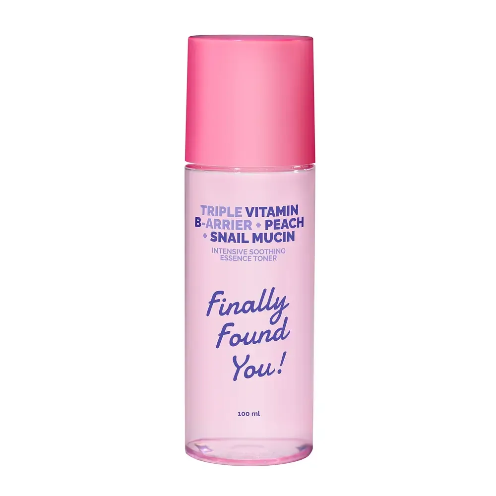 Finally Found You! Triple Vitamin B-Arrier + Peach + Snail Mucin Intensive Soothing Essence Toner