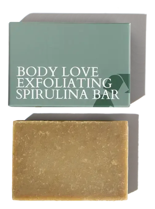 Fitglow Beauty Body Love Exfoliating Spirulina Bar