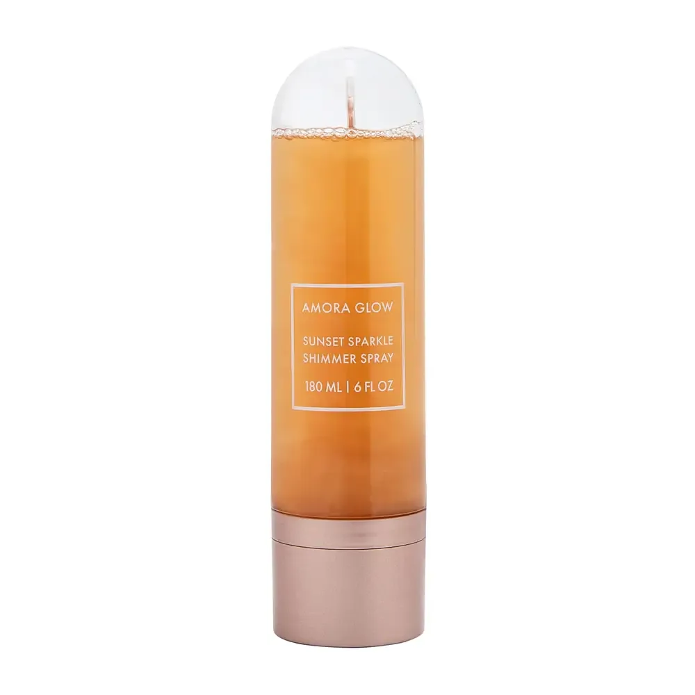 Five Below Amora Glow Sunset Sparkle Shimmer Spray