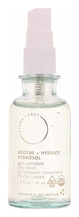 Flora + Bast Soothe + Hydrate Barrier Building Hydrosol Mist