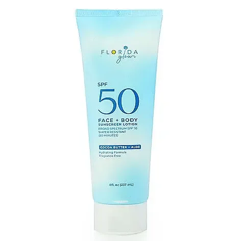 Florida Glow Face + Body Sunscreen Lotion SPF 50