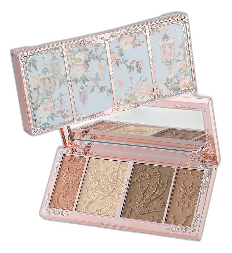 Flower Knows Butterfly Cloud Collar Embossed Highlight & Contour Palette