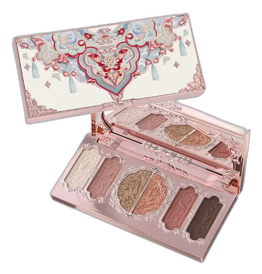 Flower Knows Butterfly Cloud Collar Embossed Six-Color Makeup Palette