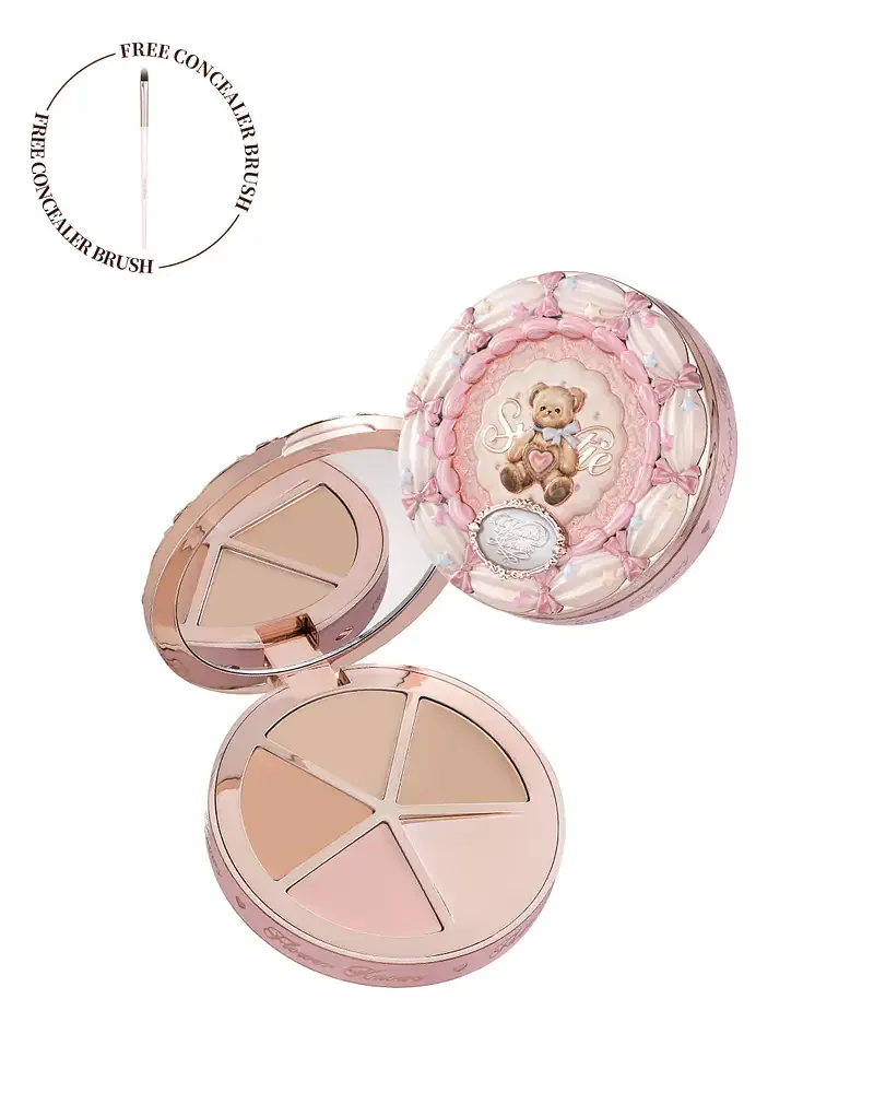 Flower Knows The Sweetie Bear 4-Color Concealer Palette