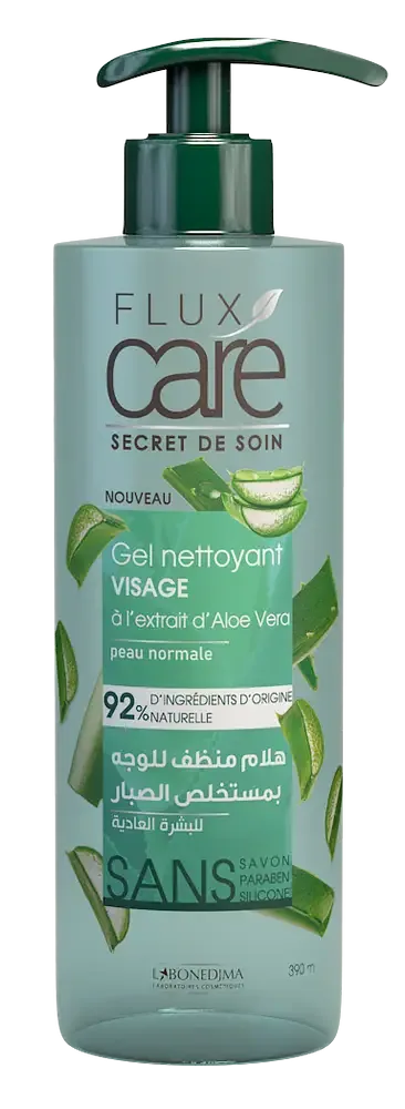 Flux Care Gel Nettoyant Visage Aloe Vera