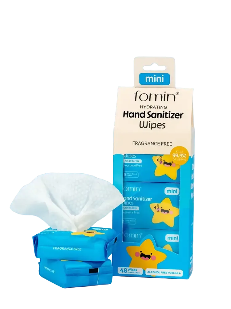 Fomin Hydrating Hand Sanitizer Wipes