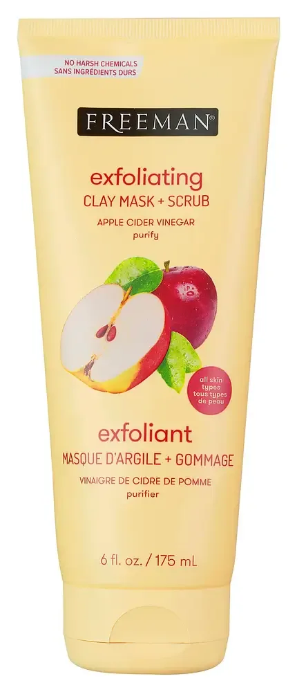 Freeman Cleansing Apple Cider Vinegar Clay Mask + Scrub