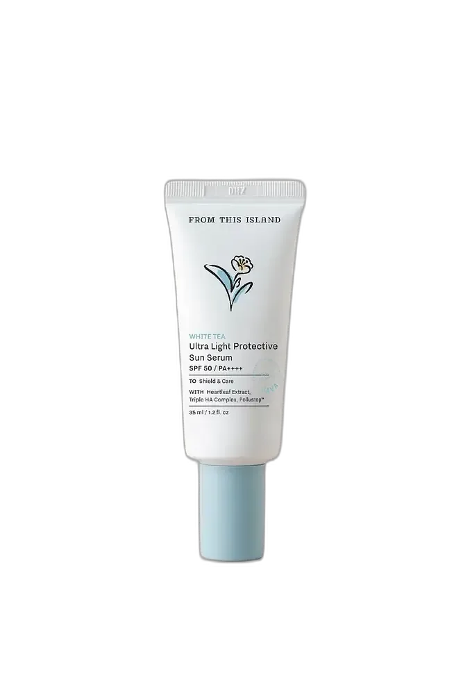 From This Island White Tea Ultra Light Protective Sun Serum SPF 50