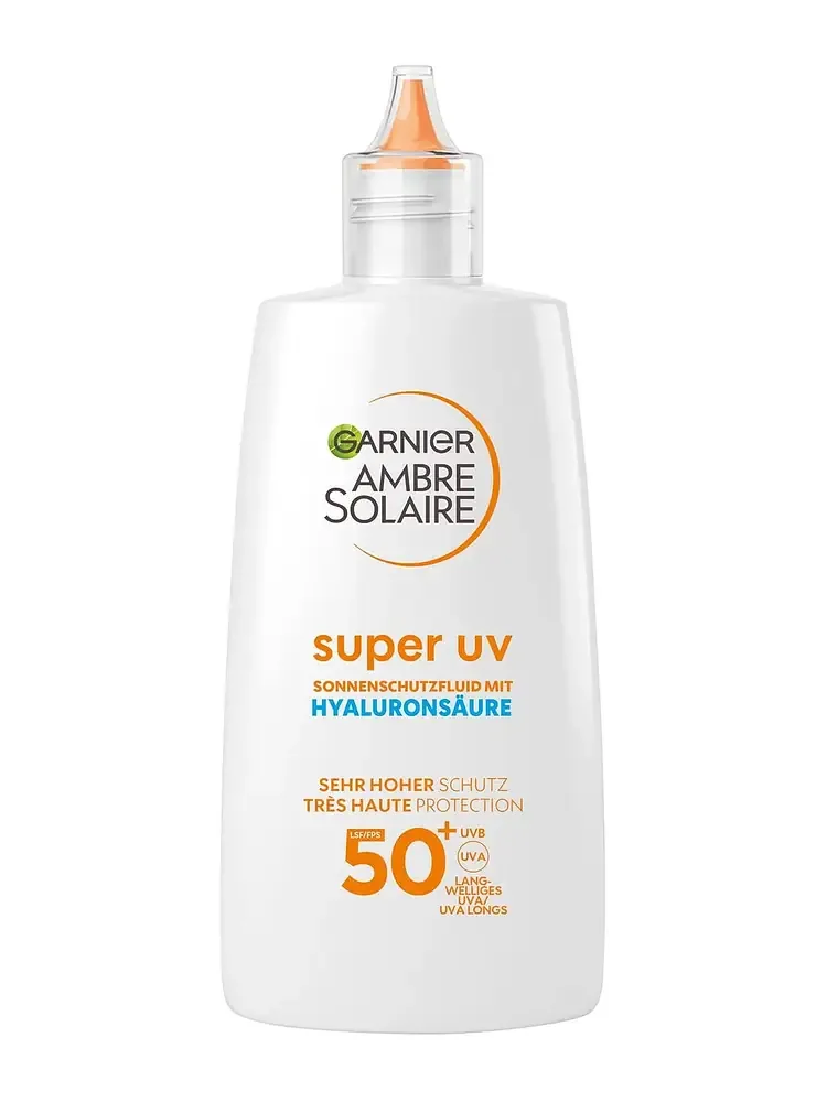 Garnier Ambre Solaire Super UV Hydrating Face Fluid SPF 50+ With Hyaluronic Acid