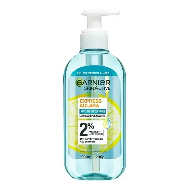 Garnier Express Aclara Anti-Imperfecciones Limpiador Purificante