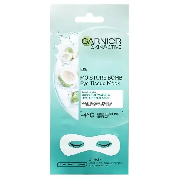 Garnier Eye Sheet Mask Hyaluronic Acid And Coconut Water