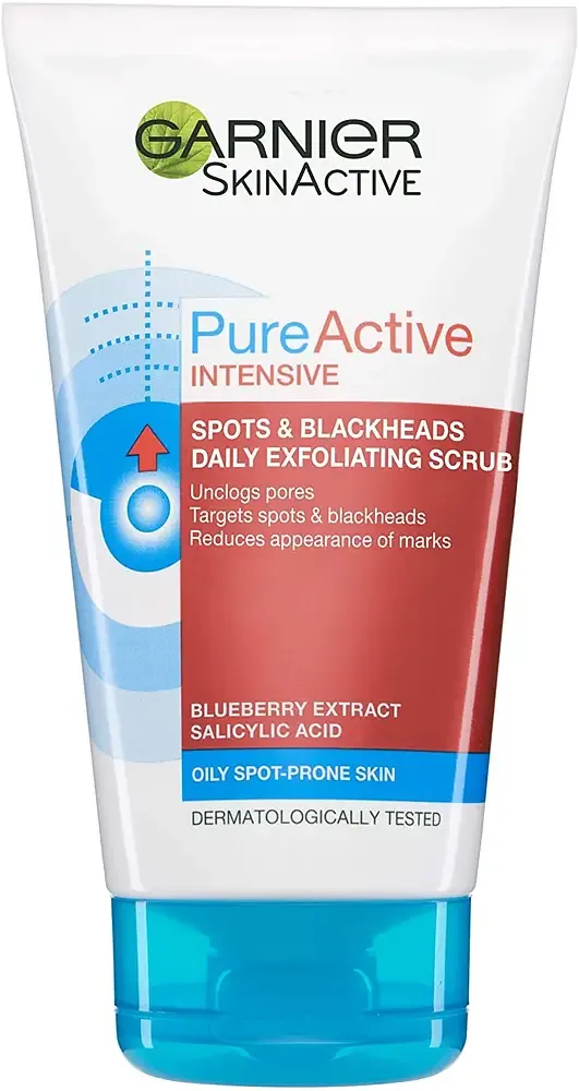 Garnier Pure Active Intensive Daily Exfoliation Scrub Spots & Blackheads