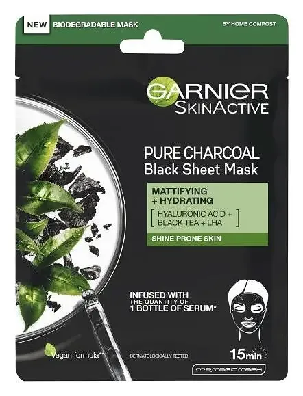 Garnier Pure Charcoal Black Sheet Mask