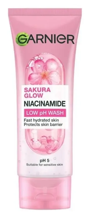 Garnier Sakura Glow Niacinamide Low pH Wash