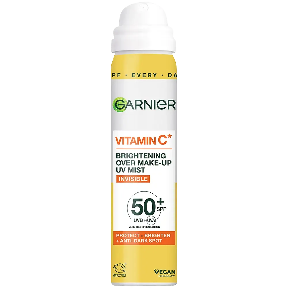 Garnier Vitamin C Brightening Over Make-Up UV Mist Invisible SPF 50+