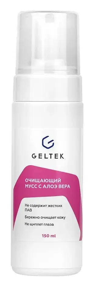 Geltek Очищающий мусс с Aloe Vera
