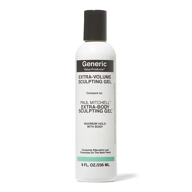 Generic Value Products Extra Volume Sculpting Gel Compare To Paul Mitchell Extra-Body Sculpting Gel