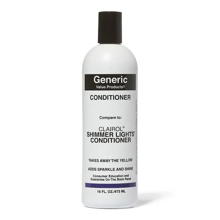 Generic Value Products Purple Conditioner Compare To Clairol Shimmer Lights Conditioner