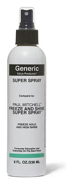 Generic Value Products Super Spray Compare to Paul Mitchell Freeze and Shine Super Spray