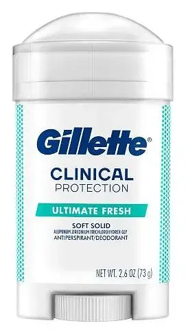 Gillette Clinical Protection Soft Solid Antiperspirant & Deodorant