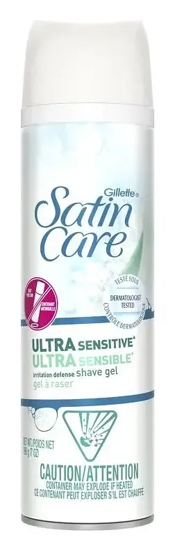 Gillette Satin Care Ultra Sensitive Women’s Shave Gel