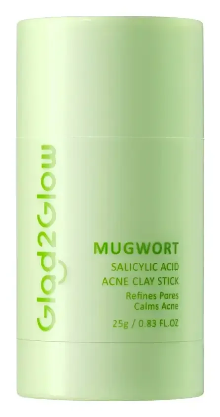 Glad2Glow Mugwort Salicylic Acid Acne Clay Stick