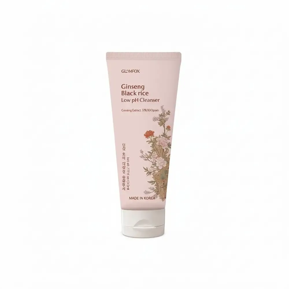 GLAMFOX Ginseng Black Rice Low pH Cleanser