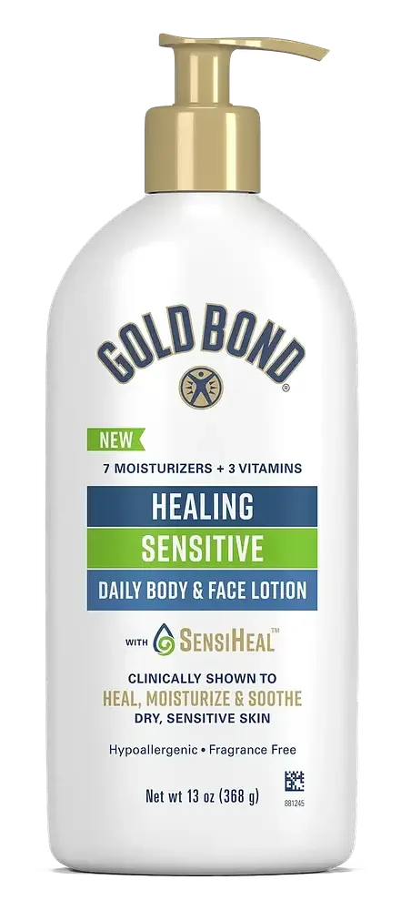Gold Bond Healing Sensitive Daily Body & Face Lotion