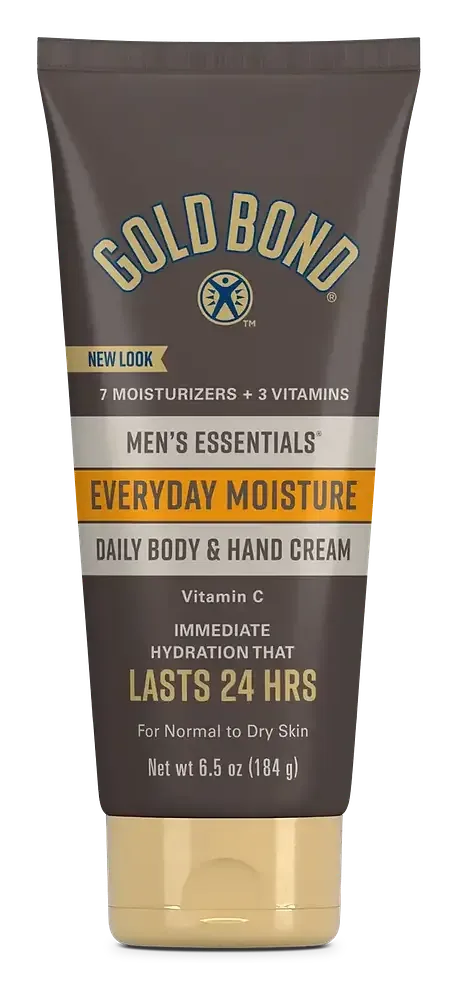 Gold Bond Men's Essentials Everyday Moisture Daily Body & Hand Cream