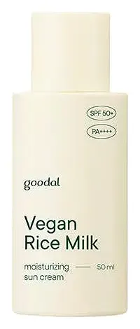 GOODAL Vegan Rice Milk Moisturizing Sun Cream SPF50+ PA++++