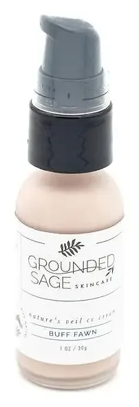 Grounded Sage Nature's Veil CC Cream Tinted Facial Moisturizer