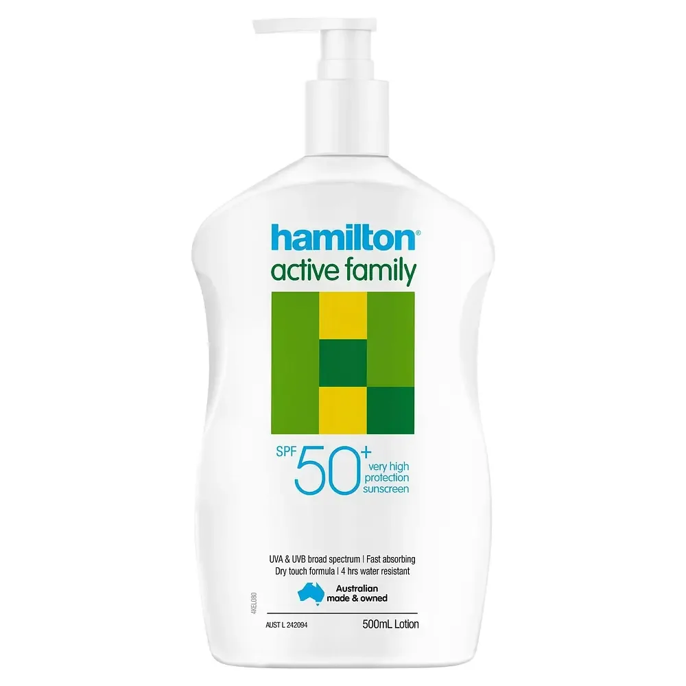 Hamilton Active Family SPF 50+ Lotion