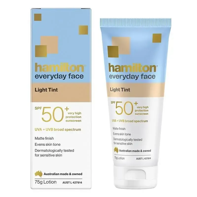 Hamilton Everyday Face Matte Tinted Sunscreen SPF 50+